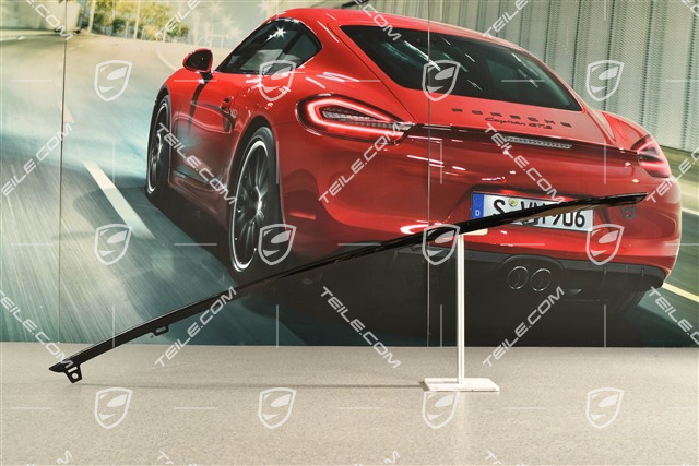 Lamelka / blenda kratki środkowej zderzaka, środkowa, czarna