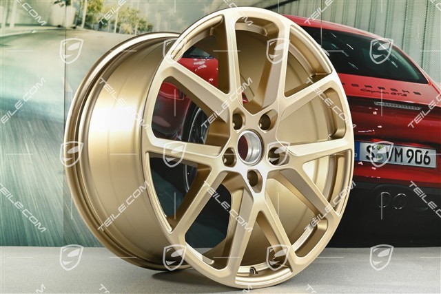 21" Felgensatz Panamera Sport Design, 9,5J x 21 ET71 + 11,5J x 21 ET69, neodyme