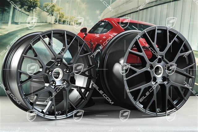 20+21-inch RS Spyder rims set, 8,5J x20 ET50 11,5J x 21 ET79, anthracite grey