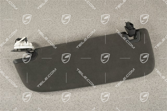 Sonnenblende, Alcantara, schwarz, R