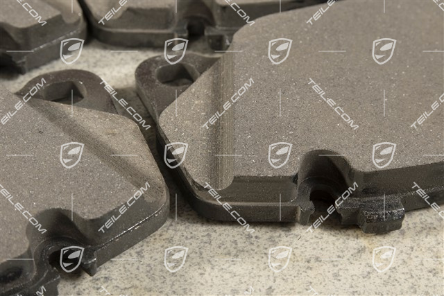 PCCB brake pads, Turbo/Turbo S, set, front axle, L+R
