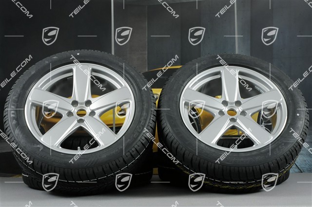 19-inch "Sport Classic" winter wheels set, rims 8J x 19 ET21 + 9J x 19 ET21, NEW Dunlop winter tyres 235/55 R19 + 255/50 R19, with TPMS