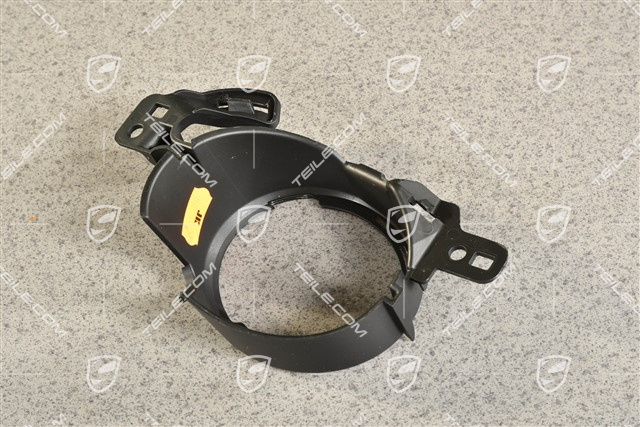 Cover, additional headlamp, Cayman S, Black matte, L