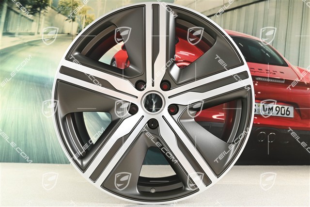 22" felga Macan Exclusive Design, 11J x 22 ET47, Turbonite, lewa