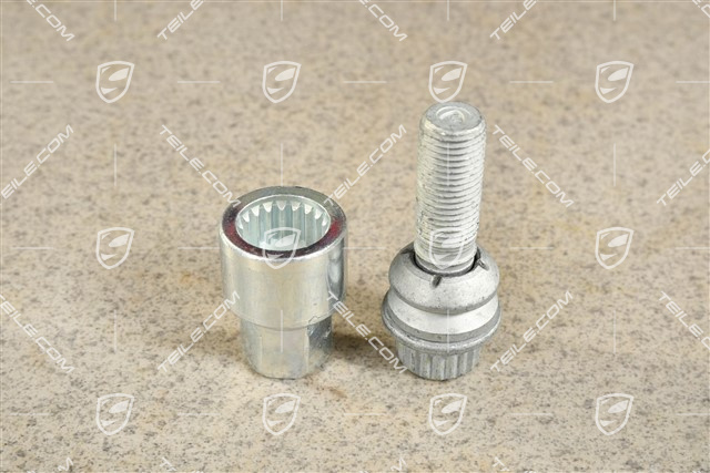 Diebstahlsicherung Radschraube mit Adapter