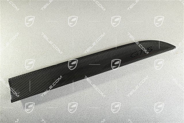Blende, Tür, vorne, Carbon-Glänzend Schwarz, R