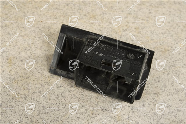 Reversing camera cover trim, Black matte