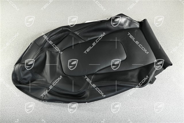 Lehnenbezug, Leder, Sportsitz Plus, Schwarz, L