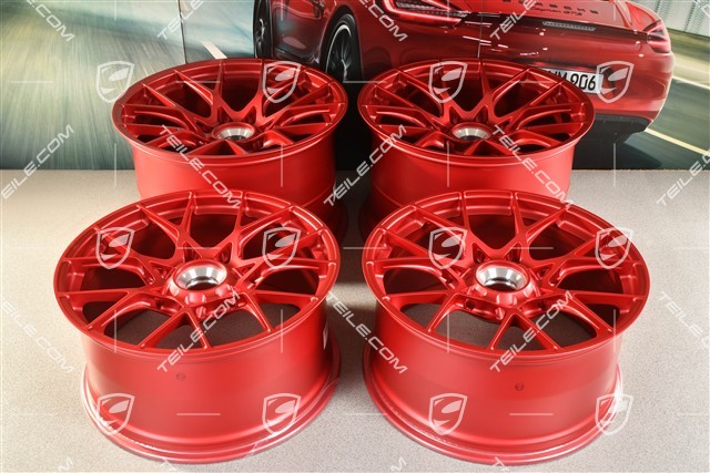 20"+21" GT3RS Felgen Satz, 10J x 20 ET45 + 13J x 21 ET31, Pyrored