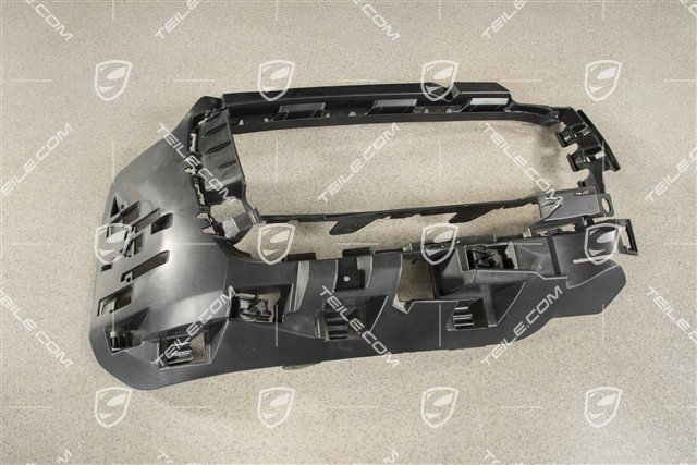 Ramka mocująca boczna, czarna, L