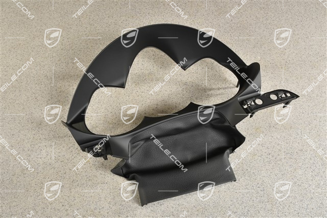 Instrument cluster cover / Dashboard trim, Black