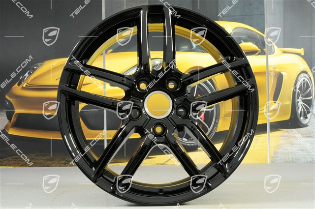 19'' Felge Cayenne Turbo IV (Facelift) 8,5 x 19 ET59, schwarz hochglanz
