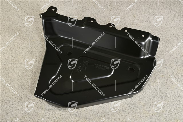 Bottom plate, lateral, metal sheet, side, L