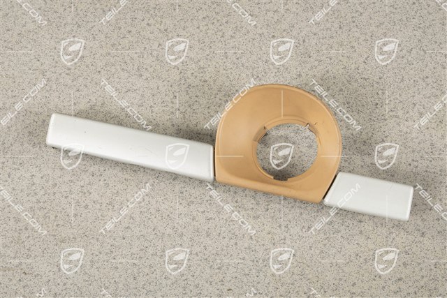 Blenda, Osłona stacyjki, Satynowe aluminium/Sand Beige