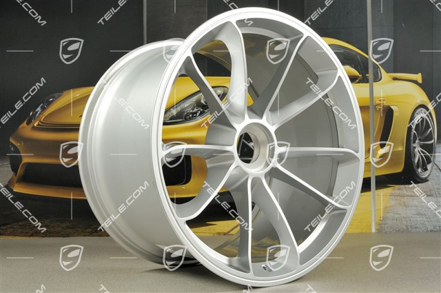20" Felge GT3, 12J x 20 ET47, Brilliantsilber, für den 911R