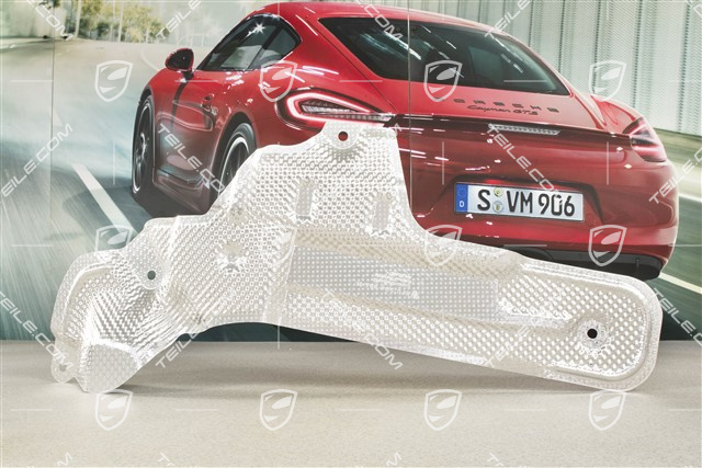 Abschirmblech / Hitzeschutz, Vorne, L