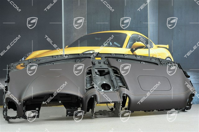 Dashboard trim, leatherette, leather, Umber