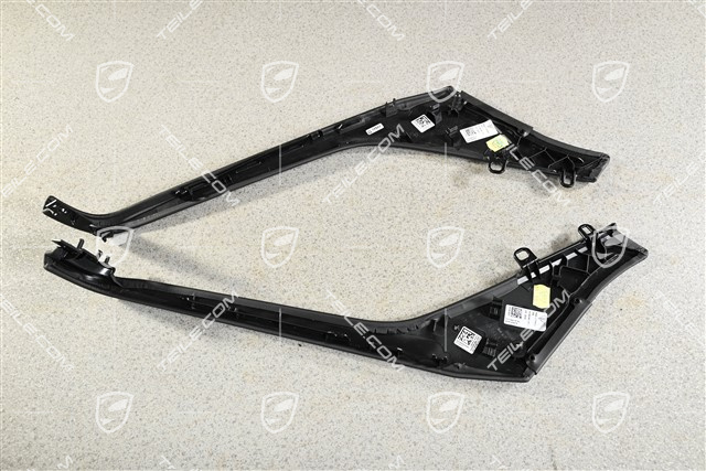 Mittelkonsole, Blenden Satz seitlich, Schwarz, L+R