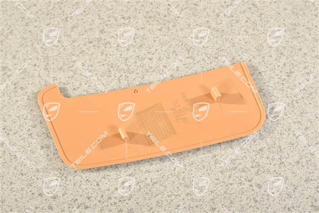 Abdeckblende für den Teppich unter dem Sitz, Sandbeige