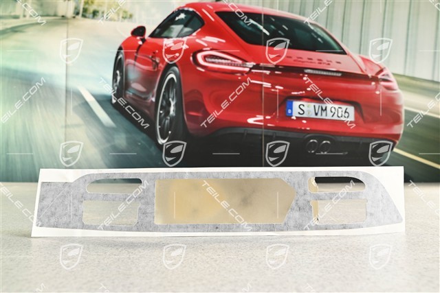 Protective film for the license plate light / license plate lighting