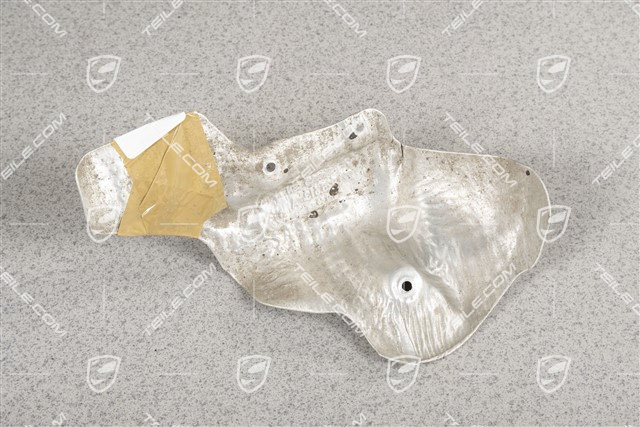 Rear axle subframe heat shield / protection, R