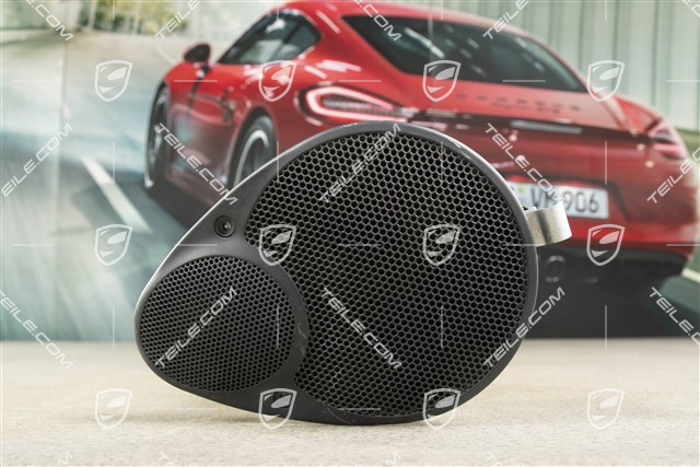 Loudspeaker, black satin, Coupe / Targa, rear, R
