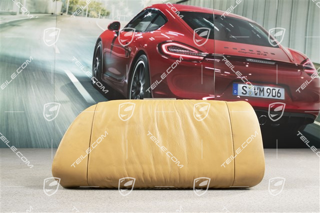 Tylne oparcie odcinka lędźwiowego, Skóra marszczona, Beżowe, Cabrio, R