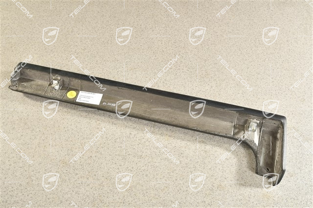 Dashboard trim lower part / Knee protection strip, black, L