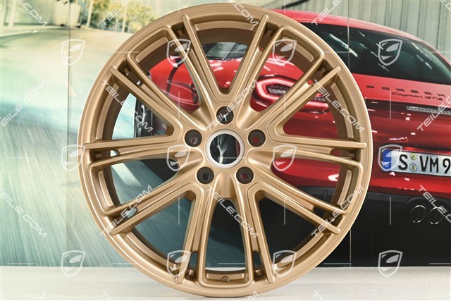 21" Felge Panamera Exclusive, 9,5J x 21 ET71, in Aurum