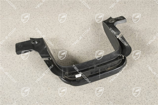 Tail pipe cover trim, Black matte, GTS/Spyder, L