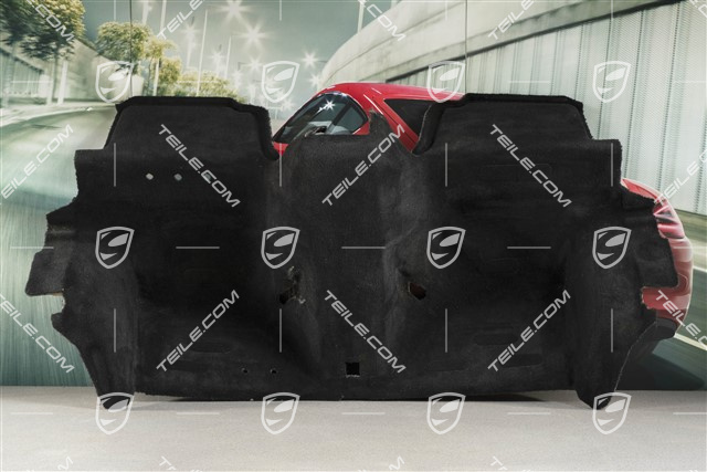 Sitzmulde, Klebeteppich, Schwarz, Cabrio