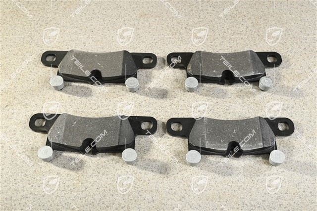 Brake pads, rear axle