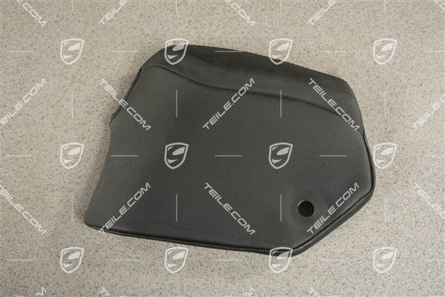 GTS, Rücksitzbank Seitenblende, Leder, Schwarz, L