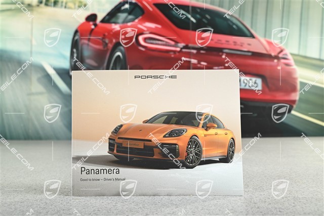 Panamera G3 976 Driver's Manual/user manual, English
