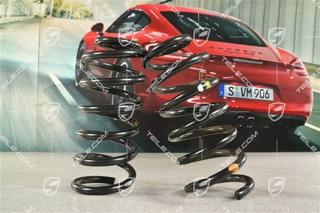 Schraubenfeder, HA, Turbo Coupe, 6 Gang Schaltergetriebe, KENN- Gold / Weiss