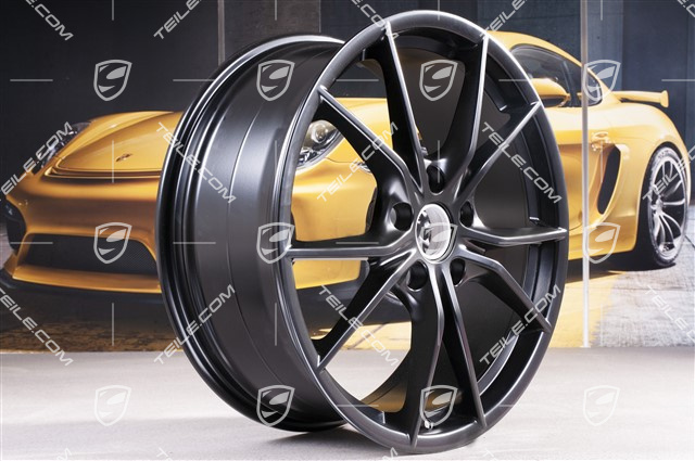 20" Felge Carrera S IV, 8J x 20 ET57, Schwarz Seidenmatt