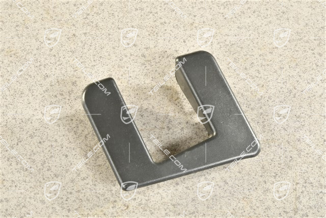 Tailgate hinge cover trim, Satin Black, R