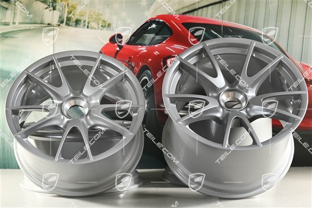 19" GT3RS II 4.0 / GT2RS Felgensatz, GT-Silber, 9J x 19 ET47 + 12J x 19 ET48