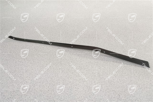 Seitenscheibe Zierleiste, schwarz, Coupe, L