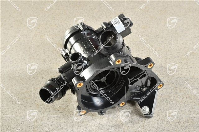 Coolant Regulator / Thermostat housing / Coolant pump housing, 2,0L
