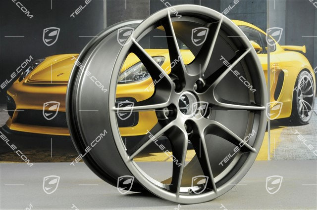 20" Felgensatz Carrera S III, 8J x 20 ET57 + 9,5J x 20 ET45, in Platinum