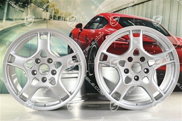 19" Felgensatz Carrera S, 8J x 19 ET57 + 11J x 19 ET67