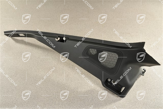 Verkleidung von D-Säule, Schwarz, L