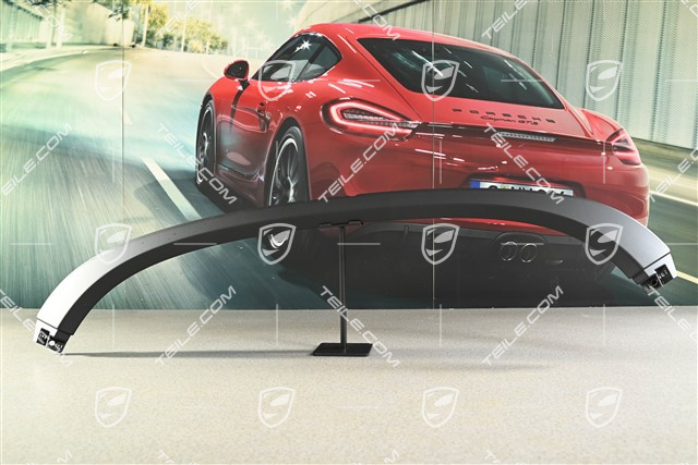 Targa, Verdeckkasten Verkleidung, mittelteil, Hinten, Schwarz