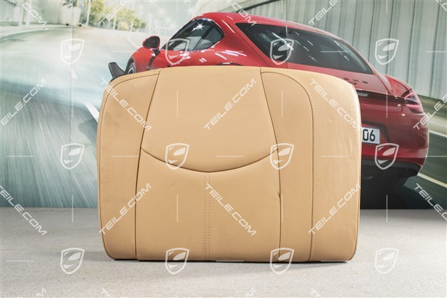 Back seat backrest, Cabrio, Leather, Sand beige, R