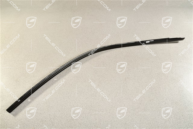 Zierleiste, seitlich, Hochglanz Schwarz, L