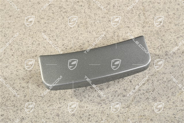 Rear spoiler cover trim, L