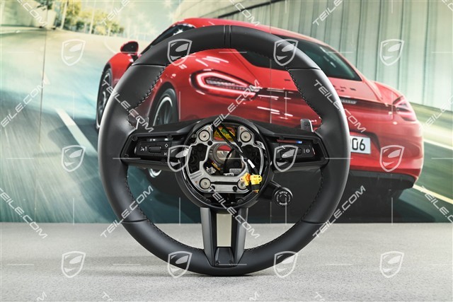 PDK, Multifunktionslenkrad, Leder Schwarz Sport Chrono Paket Plus