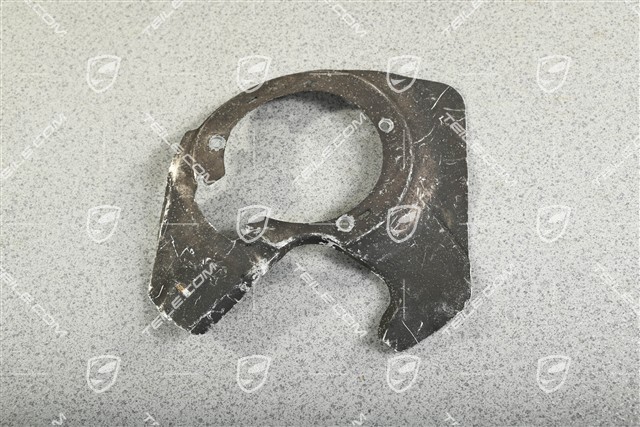 Front axle disc brake protective plate, R