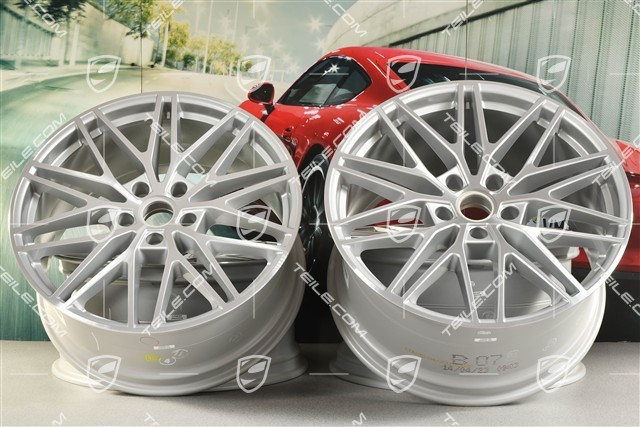 21" Komplet felg Cayenne RS Spyder Design, 11J x 21 ET58 + 9,5J x 21 ET46